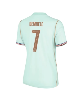Billige Fotballdrakt Frankrike Ousmane Dembele #7 Replika Bortedrakt Dame VM 2026 Kortermet